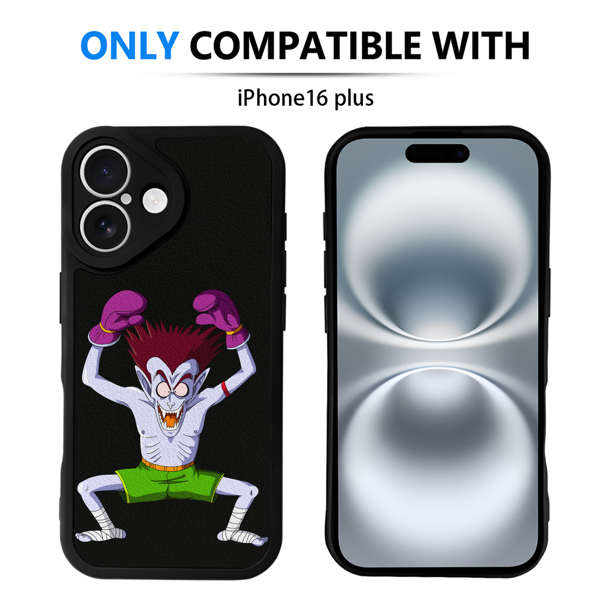 （画像用） ドラゴンボール DRAGON BALL 【iPhone 16シリーズ対応】シリコンスマホケース（レザー調） 材質：シリコン